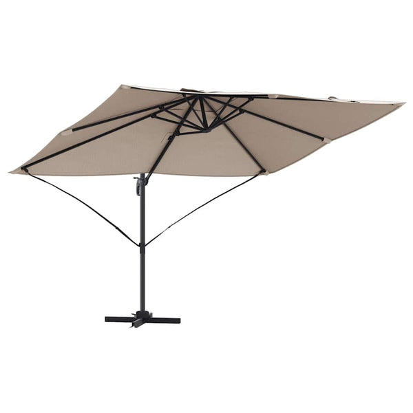 Taupe Sonnenschirm 351x250 cm