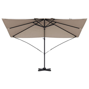 Taupe Sonnenschirm 351x250 cm