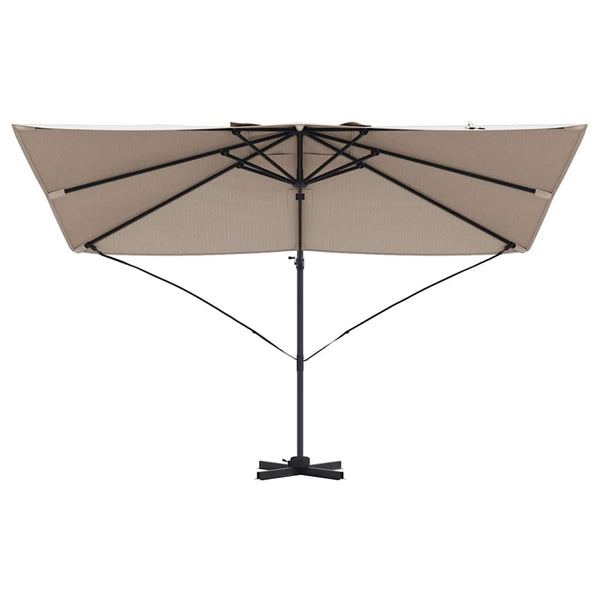 Taupe Sonnenschirm 351x250 cm