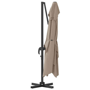 Taupe Sonnenschirm 351x250 cm