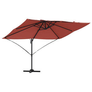 Terrakotta Sonnenschirm 351x250 cm