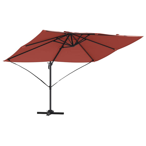 Terrakotta Sonnenschirm 351x250 cm