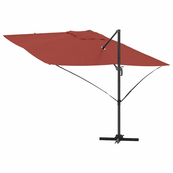 Terrakotta Sonnenschirm 351x250 cm