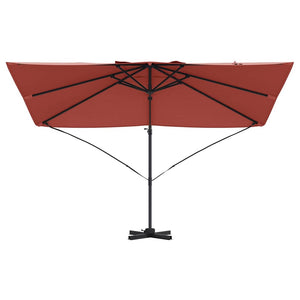Terrakotta Sonnenschirm 351x250 cm