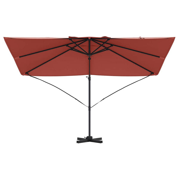 Terrakotta Sonnenschirm 351x250 cm