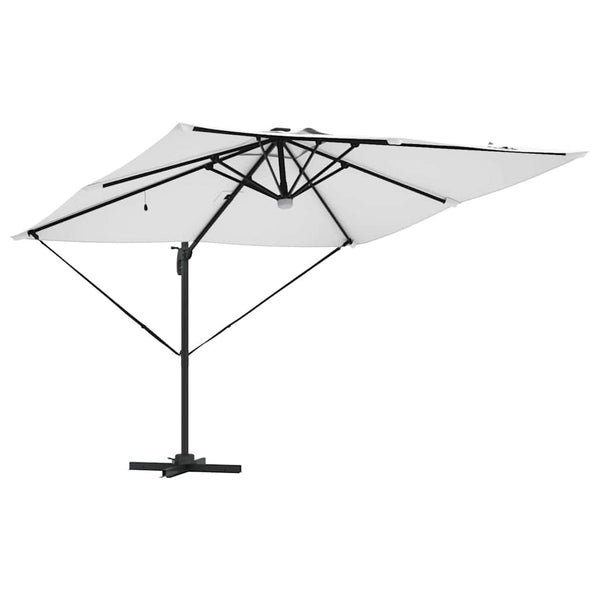 Beiger Roma Sonnenschirm, 286x284x270cm