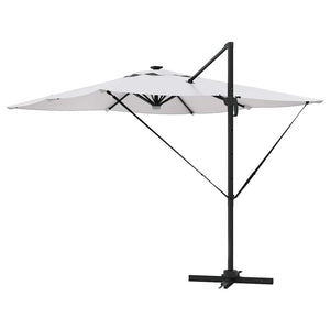 Beiger Roma Sonnenschirm, 286x284x270cm