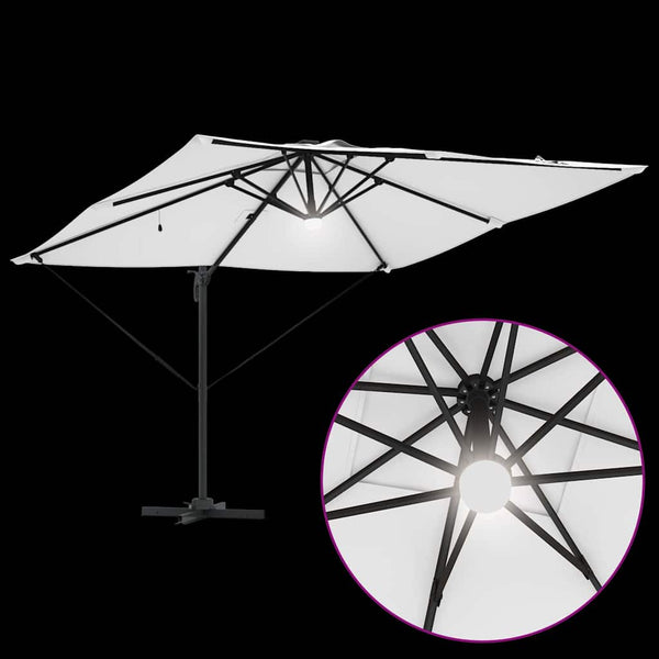 Beiger Roma Sonnenschirm, 286x284x270cm