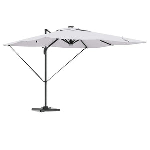 Beiger Roma Sonnenschirm, 286x284x270cm