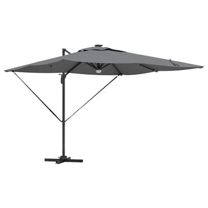 LED-Parasol Roma Anthrazit 286x284 cm