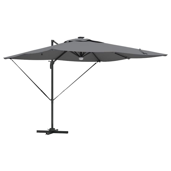 LED-Parasol Roma Anthrazit 286x284 cm