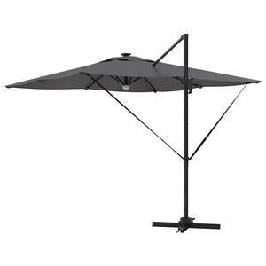 LED-Parasol Roma Anthrazit 286x284 cm