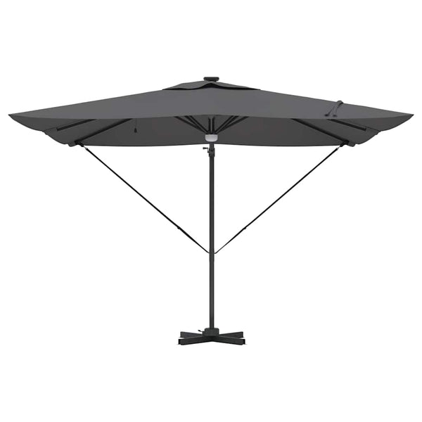 LED-Parasol Roma Anthrazit 286x284 cm