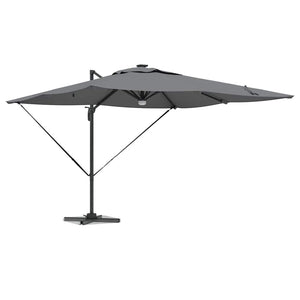 LED-Parasol Roma Anthrazit 286x284 cm