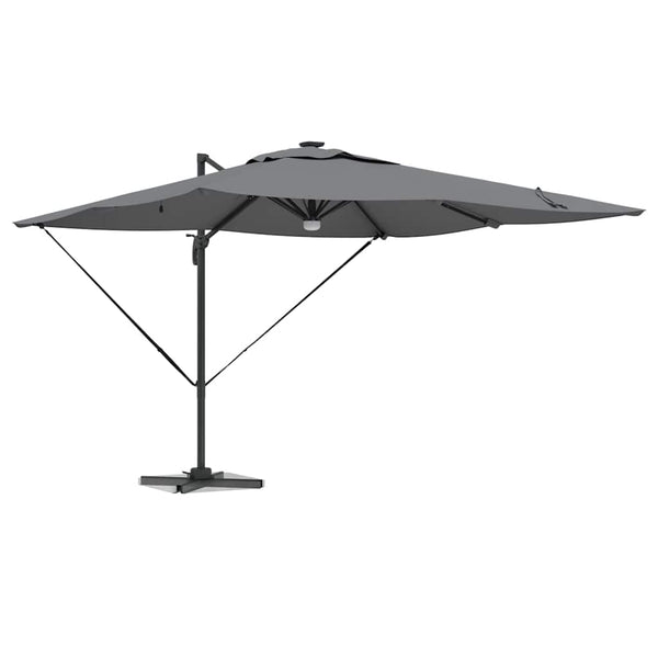 LED-Parasol Roma Anthrazit 286x284 cm