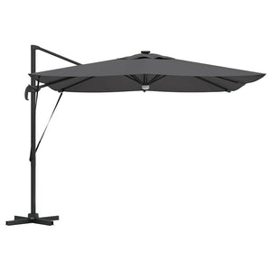 LED-Parasol Roma Anthrazit 286x284 cm