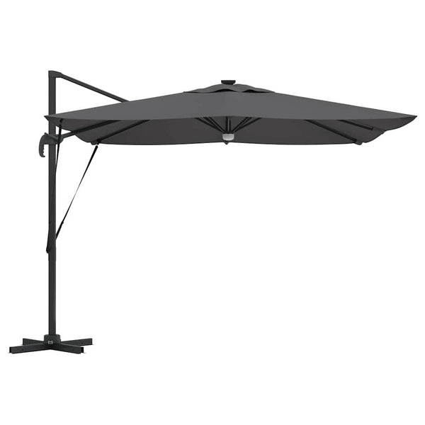 LED-Parasol Roma Anthrazit 286x284 cm