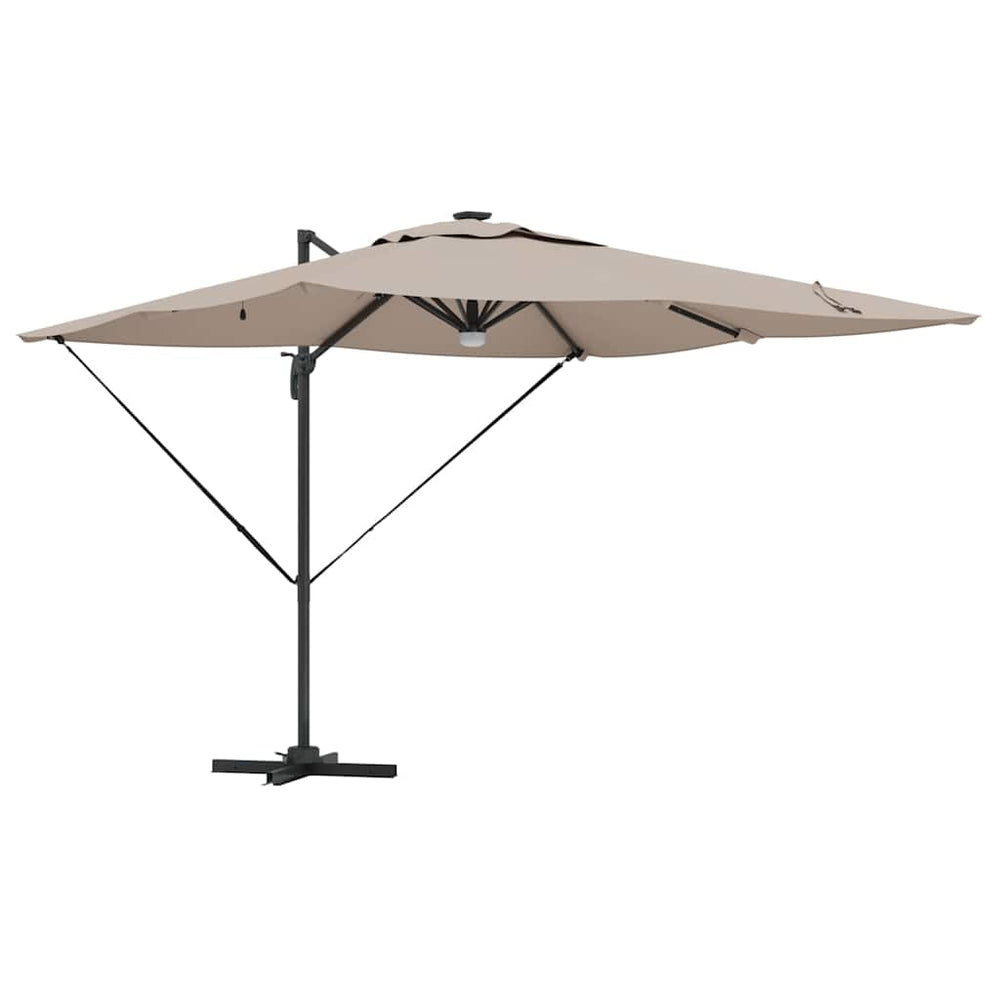 Roma Taupe Sonnenschirm, 286x284x270 cm