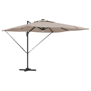 Roma Taupe Sonnenschirm, 286x284x270 cm