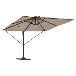 Roma Taupe Sonnenschirm, 286x284x270 cm