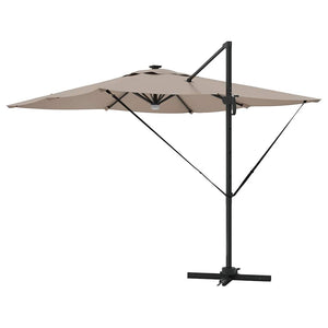 Roma Taupe Sonnenschirm, 286x284x270 cm