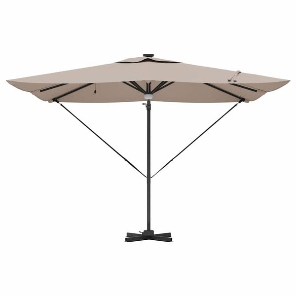 Roma Taupe Sonnenschirm, 286x284x270 cm