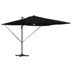 Roma Sonnenschirm Schwarz 286x284x270cm
