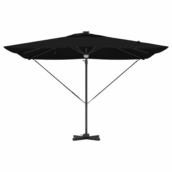 Roma Sonnenschirm Schwarz 286x284x270cm