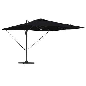 Roma Sonnenschirm Schwarz 286x284x270cm