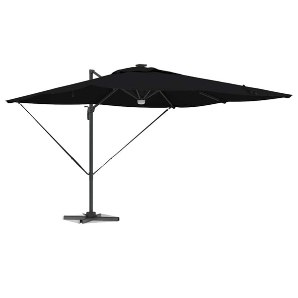 Roma Sonnenschirm Schwarz 286x284x270cm