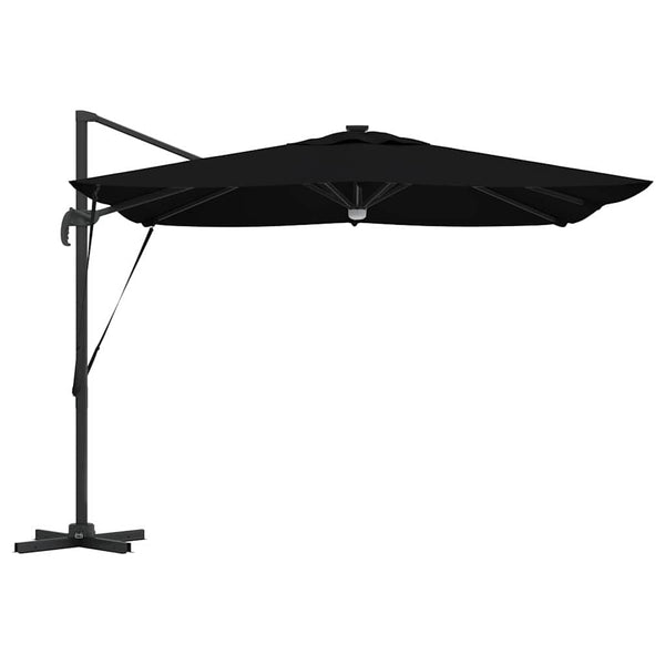 Roma Sonnenschirm Schwarz 286x284x270cm