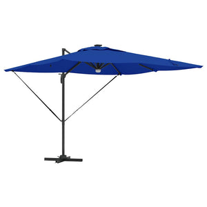 Blauer Roma Sonnenschirm mit LED