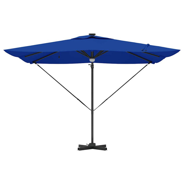 Blauer Roma Sonnenschirm mit LED