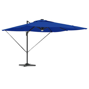 Blauer Roma Sonnenschirm mit LED
