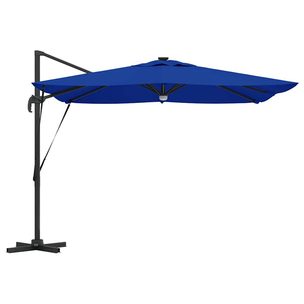 Blauer Roma Sonnenschirm mit LED