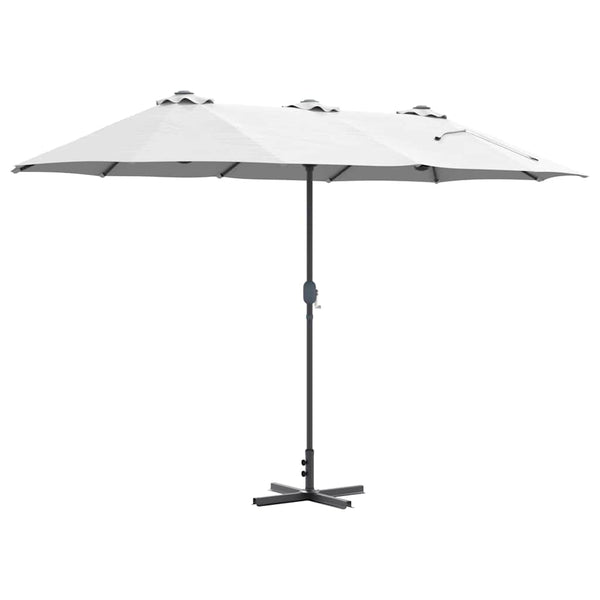 Sandfarbener Garten-Sonnenschirm 370 cm