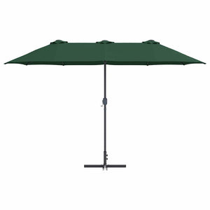 Grüner Garten-Sonnenschirm 370 cm