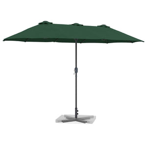 Grüner Garten-Sonnenschirm 370 cm