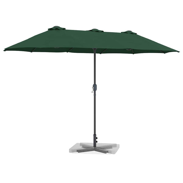 Grüner Garten-Sonnenschirm 370 cm