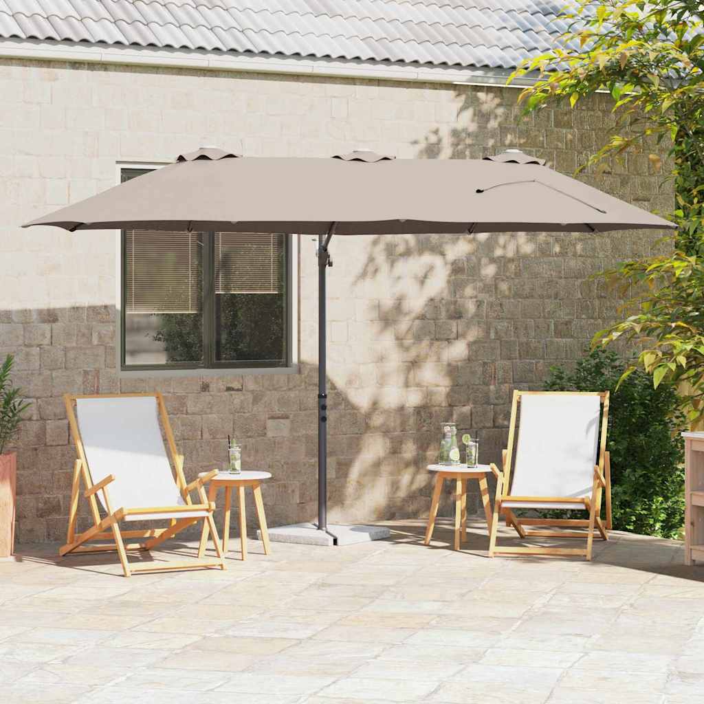 Taupe Sonnenschirm für Garten & Balkon