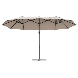 Taupe Sonnenschirm für Garten & Balkon
