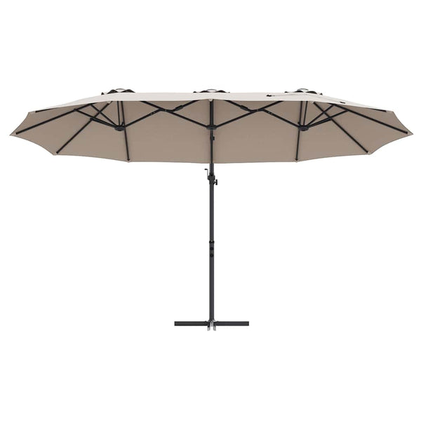 Taupe Sonnenschirm für Garten & Balkon
