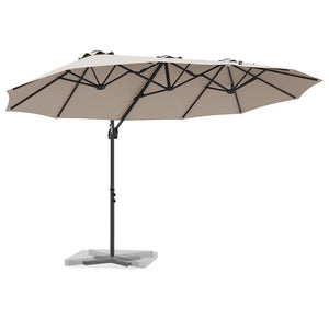 Taupe Sonnenschirm für Garten & Balkon