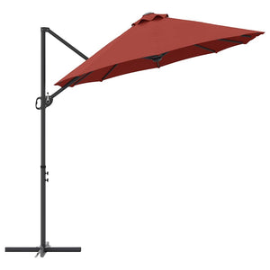 Terrakotta Sonnenschirm 372x198x243 cm