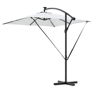 Sandfarbener Sonnenschirm 249x249 cm