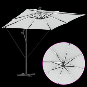 Sandfarbener Sonnenschirm 249x249 cm