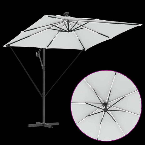 Sandfarbener Sonnenschirm 249x249 cm