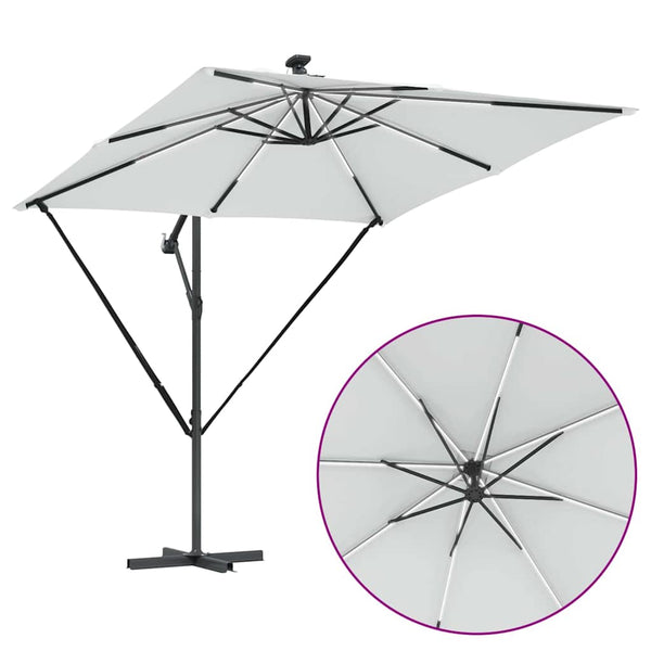 Sandfarbener Sonnenschirm 249x249 cm