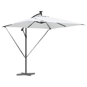Sandfarbener Sonnenschirm 249x249 cm