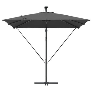 LED Sonnenschirm Anthrazit 249x249 cm